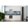 Ensemble de cuisine CELESTE 240 cm, blanc laqué brillant