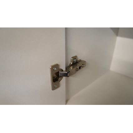 Ensemble de cuisine CELESTE 240 cm, blanc laqué brillant