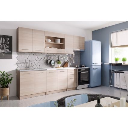 Ensemble de cuisine MARISA 260 cm, chêne Sonoma