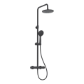 Ensemble de douche HOUSTON avec mitigeur, noir mat