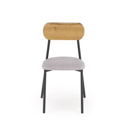 Ensemble de repas NANDO 84x54 cm gris/marron/noir