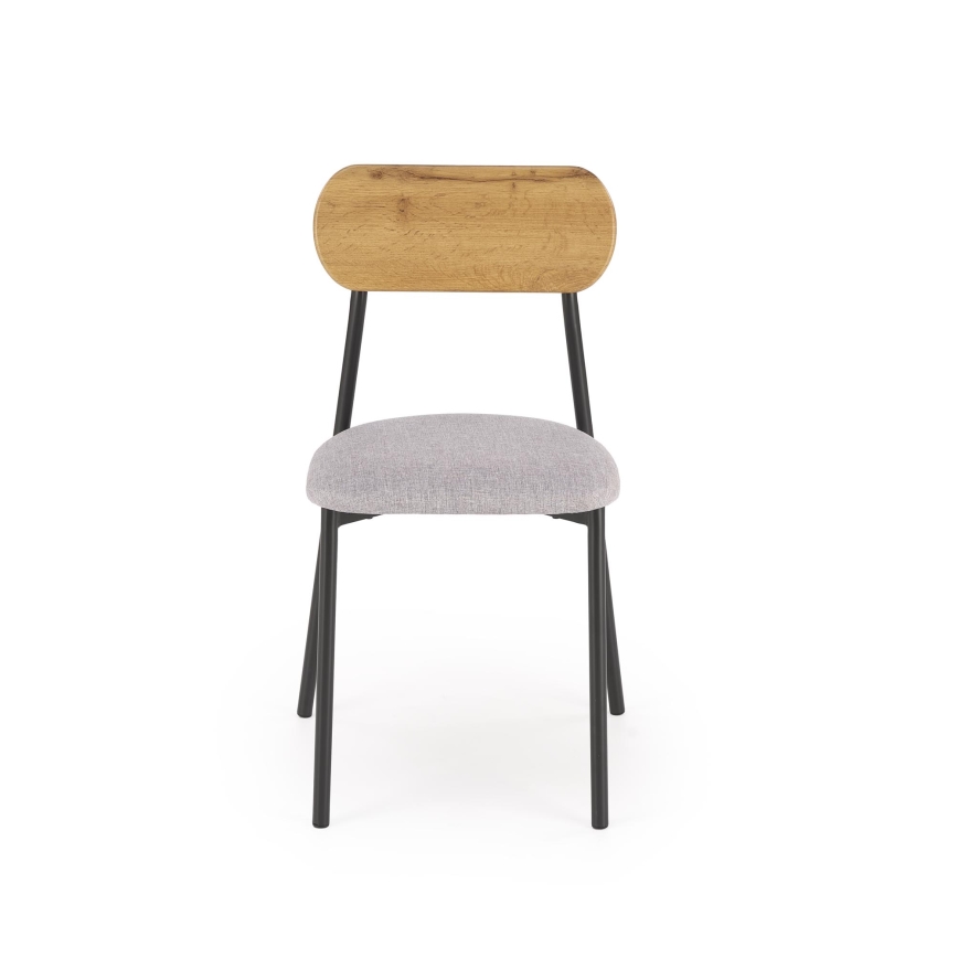 Ensemble de repas NANDO 84x54 cm gris/marron/noir