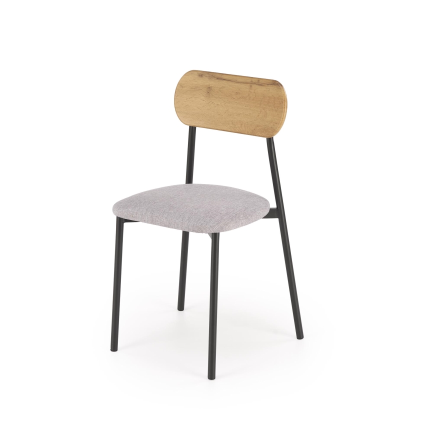 Ensemble de repas NANDO 84x54 cm gris/marron/noir