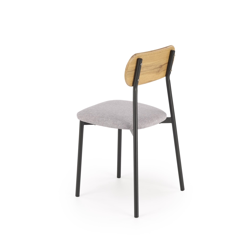 Ensemble de repas NANDO 84x54 cm gris/marron/noir