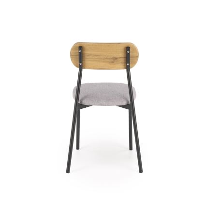 Ensemble de repas NANDO 84x54 cm gris/marron/noir