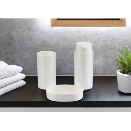 Ensemble de salle de bain CARMEN 5 pce blanc