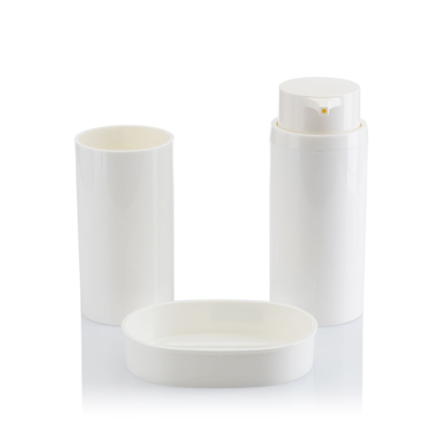 Ensemble de salle de bain CARMEN 5 pce blanc