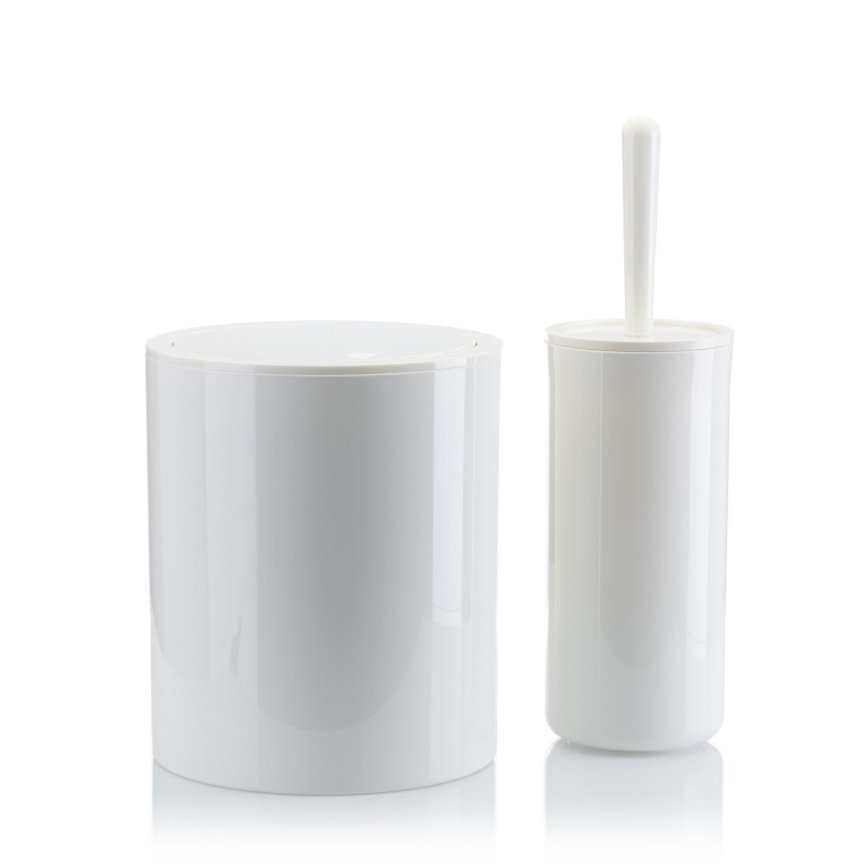 Ensemble de salle de bain CARMEN 5 pce blanc
