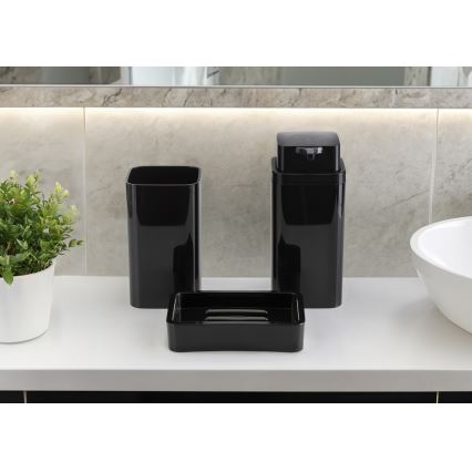 Ensemble de salle de bain SIERRA 5 pce noir