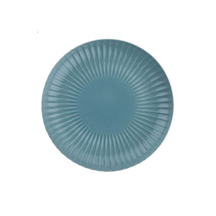 Ensemble de vaisselle 18 pièces en porcelaine, coloris bleu