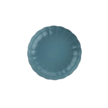 Ensemble de vaisselle 18 pièces en porcelaine, coloris bleu