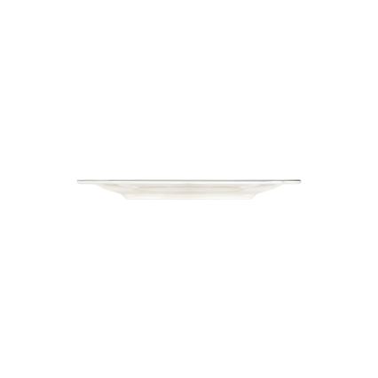Ensemble de vaisselle 18 pièces, porcelaine crème/argent