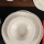 Ensemble de vaisselle 24 pièces crème/porcelaine