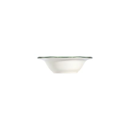 Ensemble de vaisselle 24 pièces en porcelaine, blanc/vert/rouge