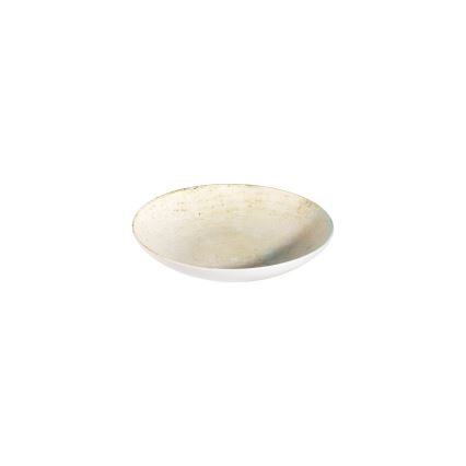 Ensemble de vaisselle 24 pièces en porcelaine, bleu et beige