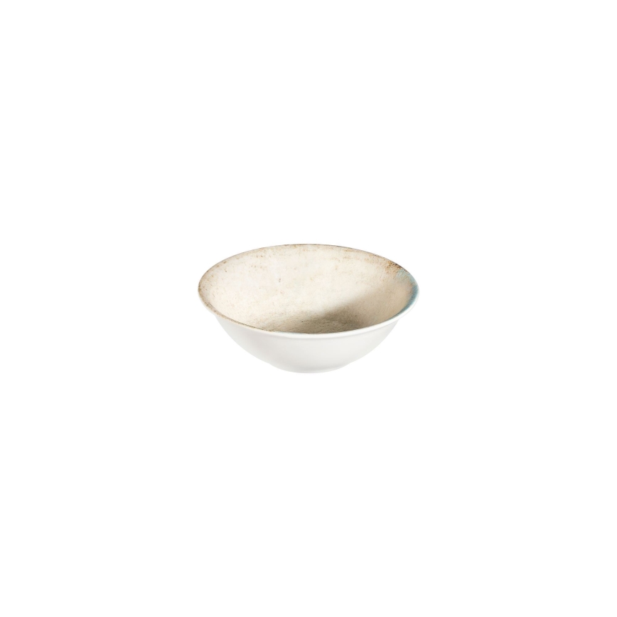 Ensemble de vaisselle 24 pièces en porcelaine, bleu et beige