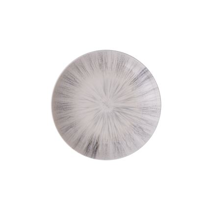 Ensemble de vaisselle 24 pièces en porcelaine, gris