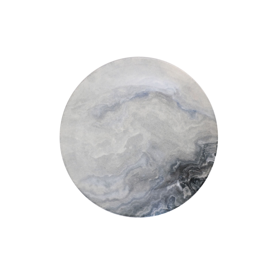 Ensemble de vaisselle 24 pièces en porcelaine, marron