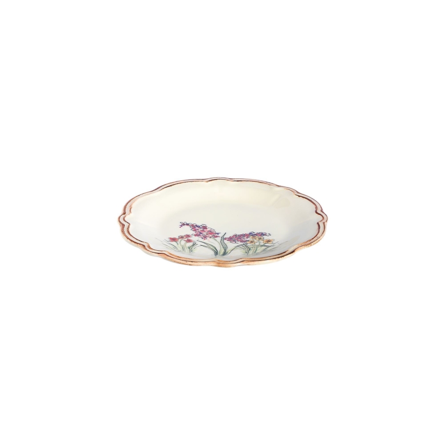 Ensemble de vaisselle 24 pièces en porcelaine multicolore