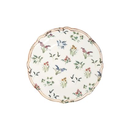 Ensemble de vaisselle 24 pièces en porcelaine multicolore