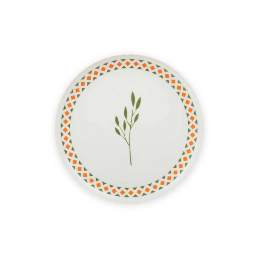 Ensemble de vaisselle 24 pièces multicolore/porcelaine