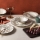 Ensemble de vaisselle 24 pièces multicolore/porcelaine