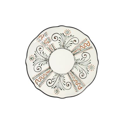 Ensemble de vaisselle 24 pièces multicolore/porcelaine