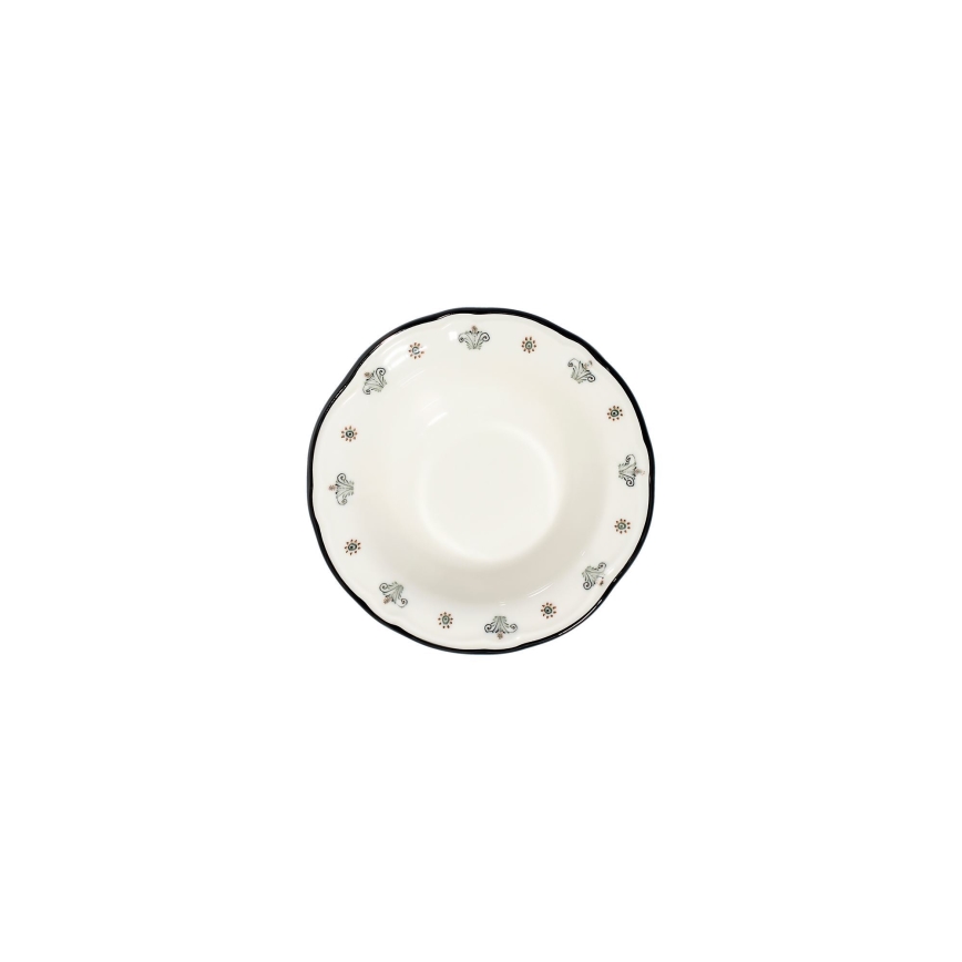Ensemble de vaisselle 24 pièces multicolore/porcelaine