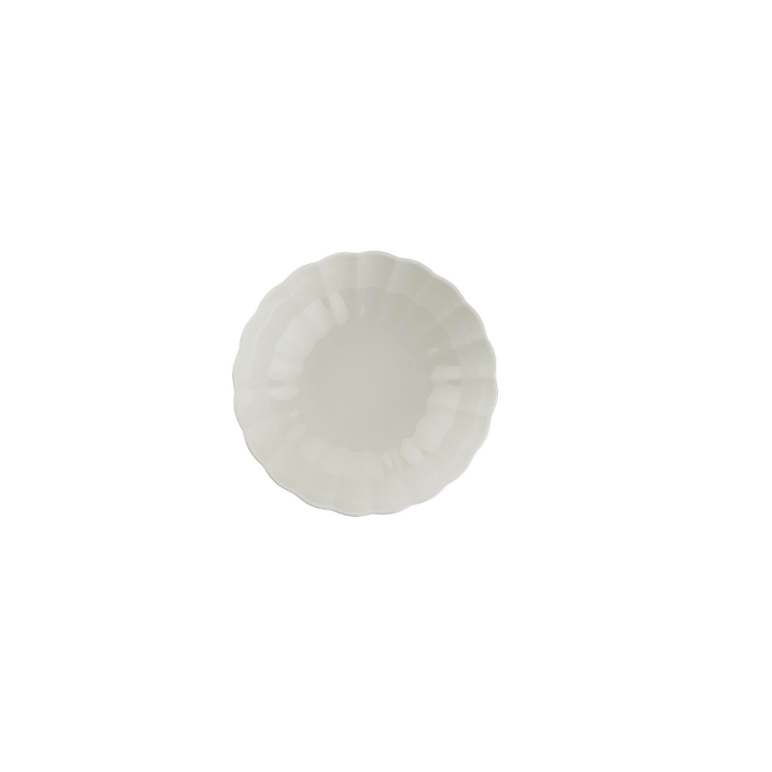 Ensemble de vaisselle 27 pièces, blanc en porcelaine
