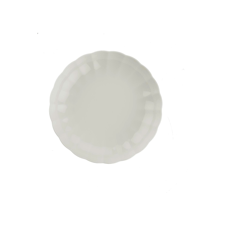 Ensemble de vaisselle 27 pièces, blanc en porcelaine