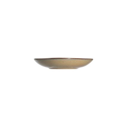 Ensemble de vaisselle 27 pièces en porcelaine, blanc/marron