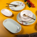 Ensemble de vaisselle 29 pièces multicolore en porcelaine