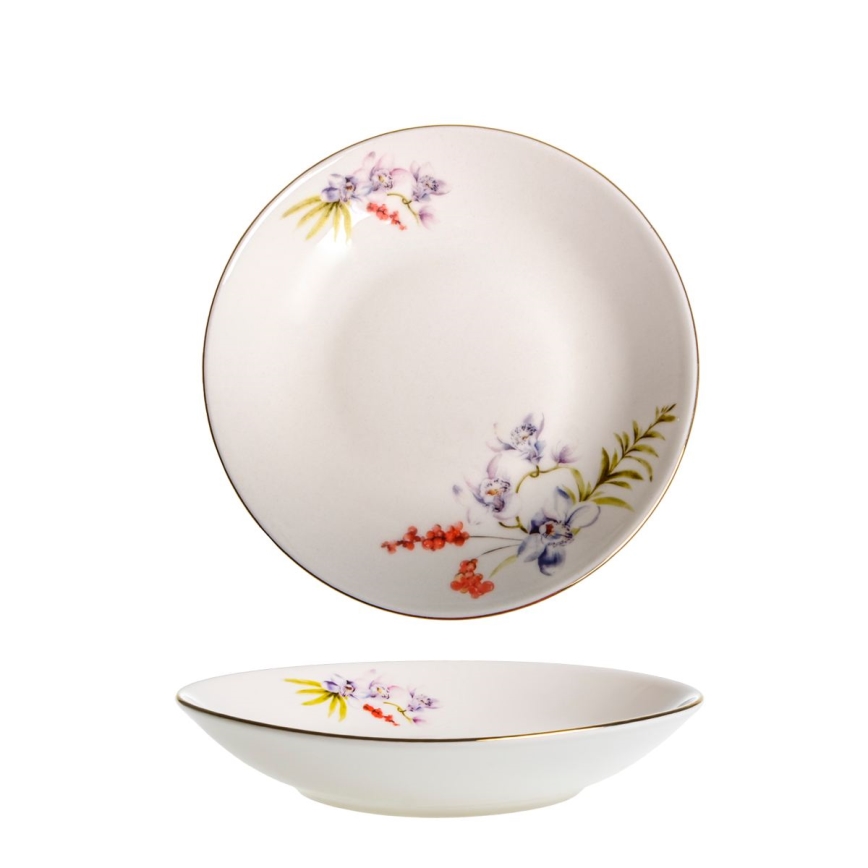 Ensemble de vaisselle 29 pièces multicolore en porcelaine