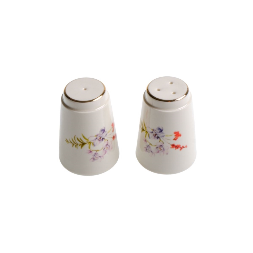 Ensemble de vaisselle 29 pièces multicolore en porcelaine