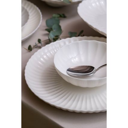 Ensemble de vaisselle 52 pièces blanc/porcelaine