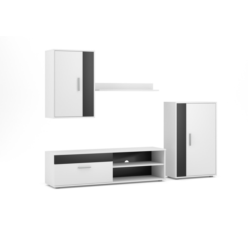 Ensemble mural BRICK blanc/noir