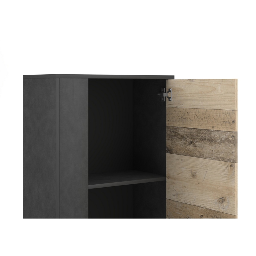 Ensemble mural BRICK marron/noir