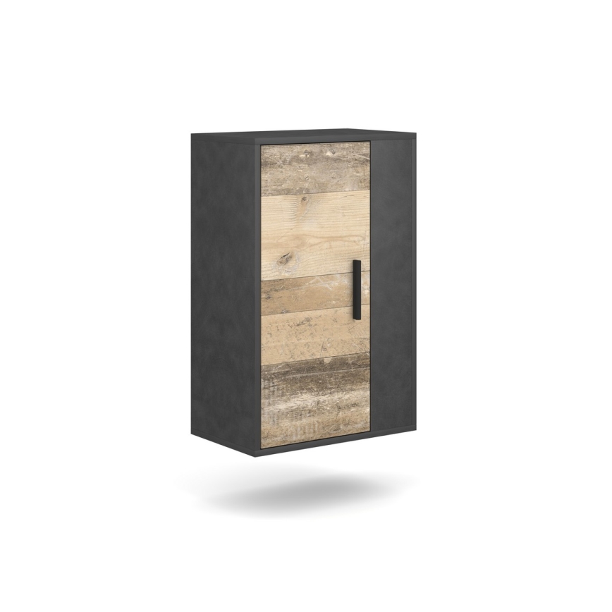 Ensemble mural BRICK marron/noir