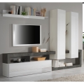 Ensemble mural LENOR blanc/anthracite