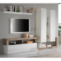 Ensemble mural LENOR blanc/marron