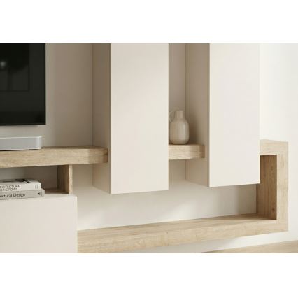 Ensemble mural LENOR cachemire/marron