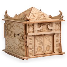 EscapeWelt - Puzzle en bois Maison du dragon