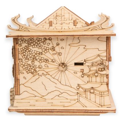 EscapeWelt - Puzzle en bois Maison du dragon