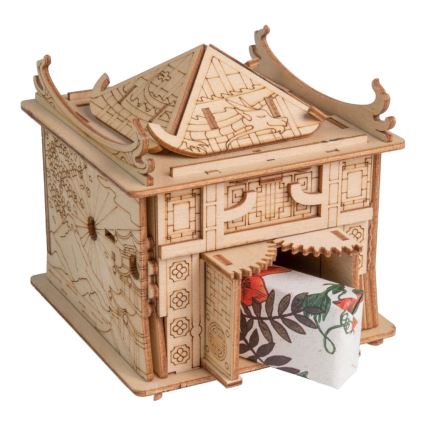 EscapeWelt - Puzzle en bois Maison du dragon