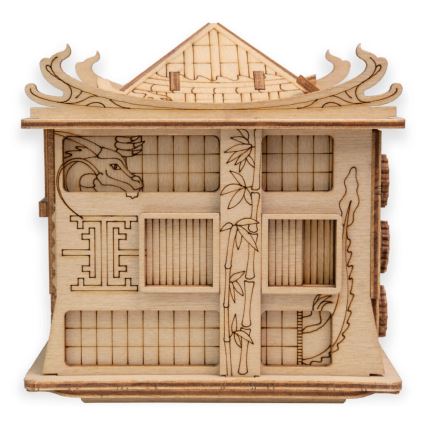 EscapeWelt - Puzzle en bois Maison du dragon