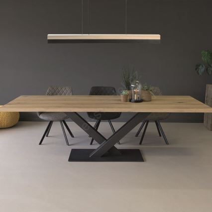 Esyst - Suspension filaire LED APOLLO LED/60W/230V CRI 95 frêne/anthracite