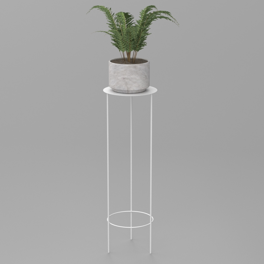 Étagère à plantes 100x32 cm blanc