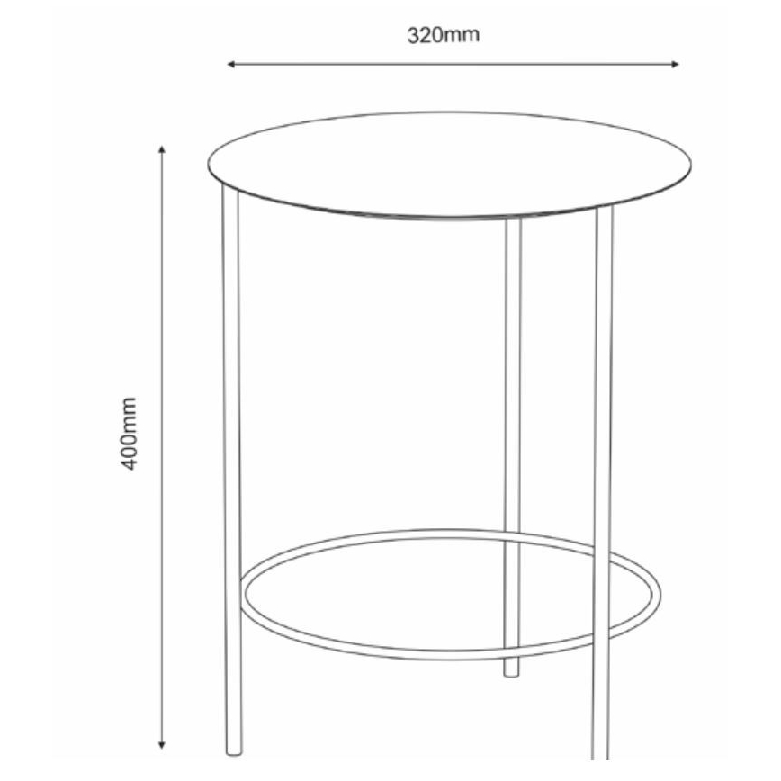 Étagère à plantes 40x32 cm blanc