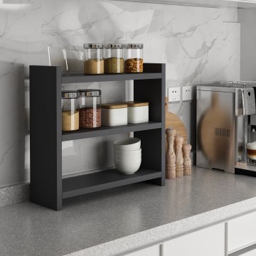 Étagère de cuisine COSMIC 44x10 cm anthracite