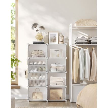 Étagère modulaire à compartiments BOXIFY, blanche